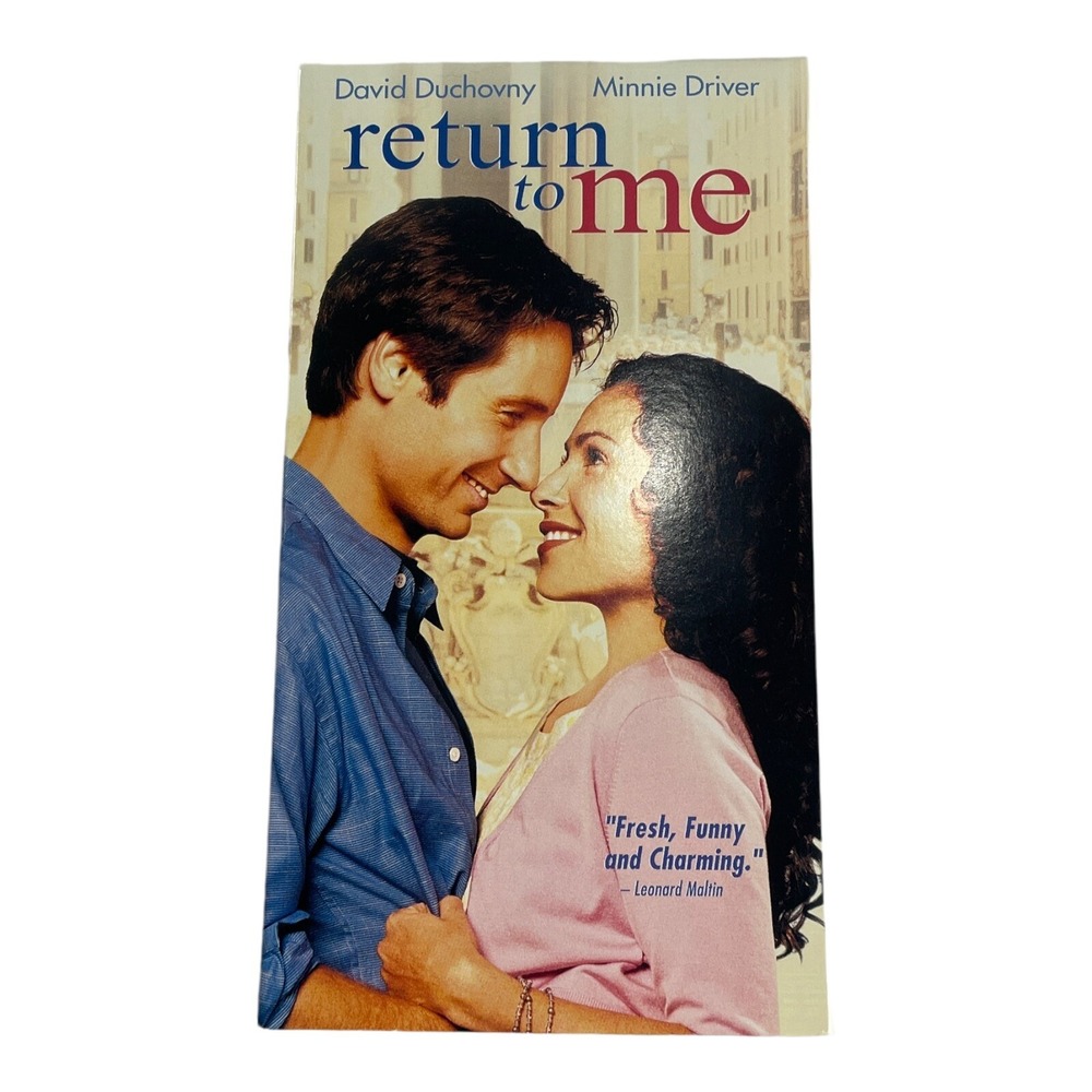 Return To Me  VHS VCR Video Tape‎ Movie Minnie Driver David Duchovny Used